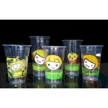 Vasos desechables personalizados para el jugo